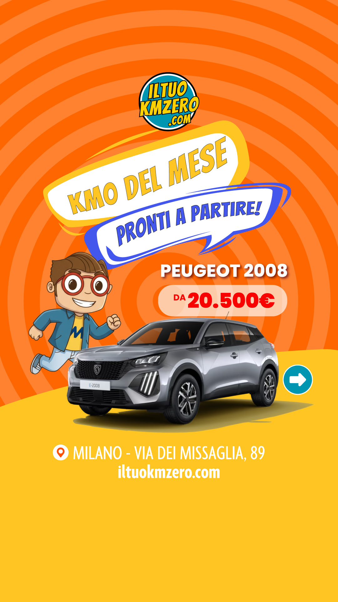 Promo Pugeot 2008 KMZERO