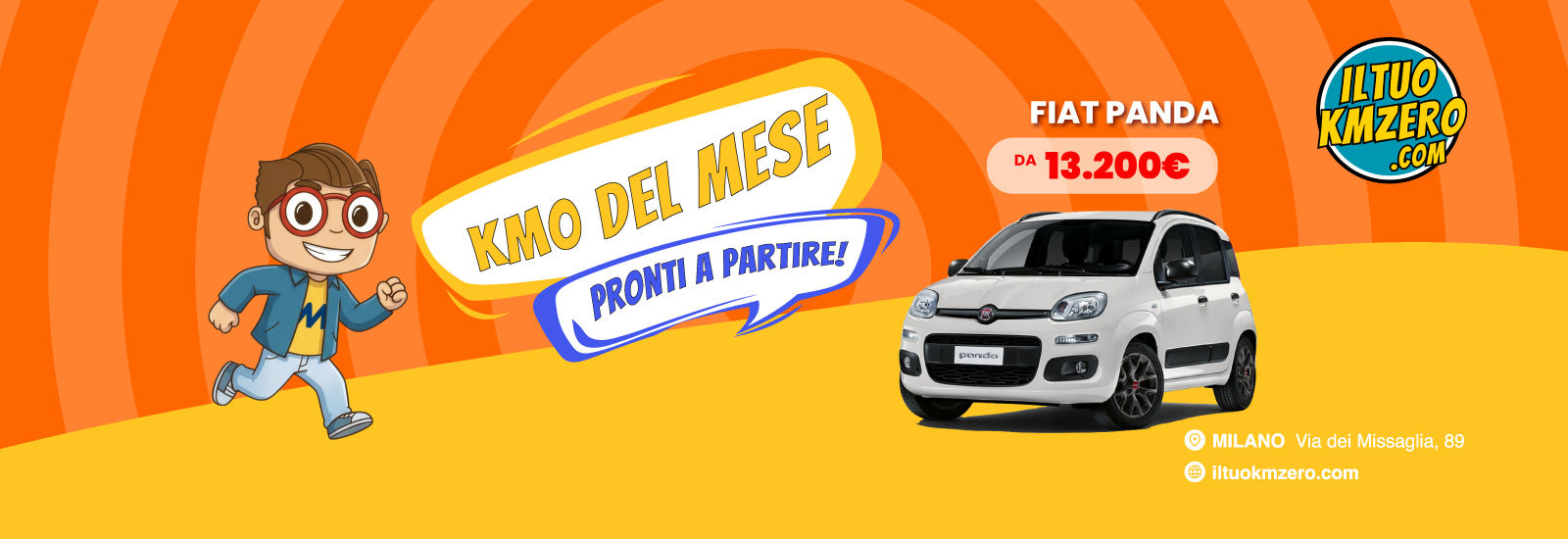 Promo Fiat Panda KMZERO