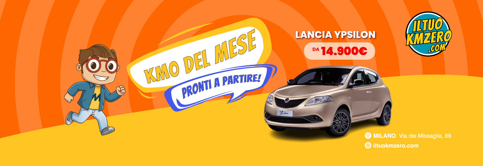 Promo Lancia Ypsilon KMZERO