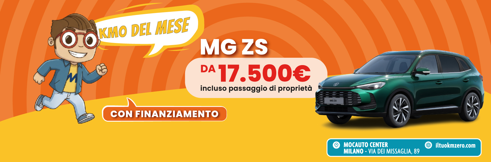 Promo MG ZS KMZERO